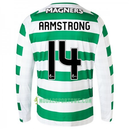 Koszulka Celtic FC Armstrong 14 Domowe Stroje Piłkarskie 2018/19 Długi Rękaw